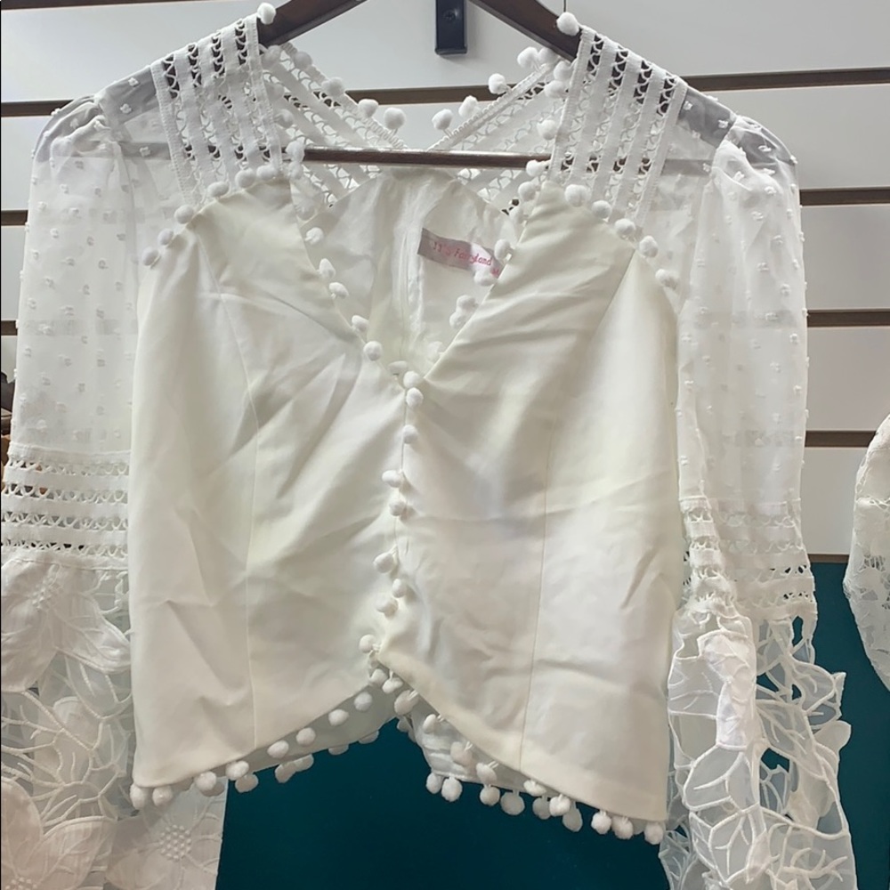 JJJ fairyland white blouse
